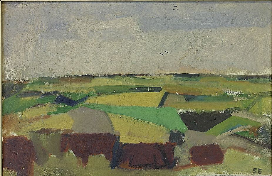 Svend Arne Engelund 1908–2007 »Landschaft Mit Kühen«