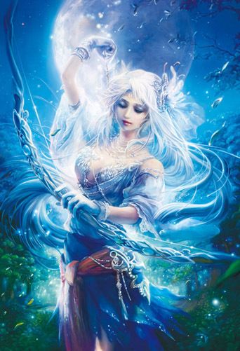   Puzzle M81 817 Fantasy Art Moon Goddess Artemis 1000 s Pieces