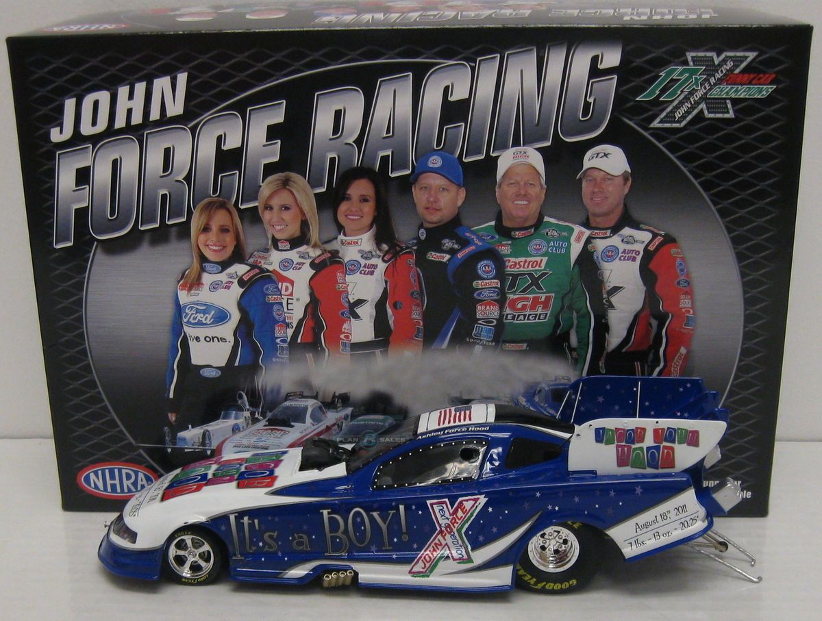 2011 Ashley Force Its A Boy 1 24 Action NHRA Funny Car