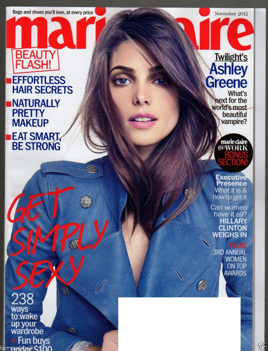    NOVEMBER 2012 TWILIGHT ASHLEY GREENE HILLARY CLINTON WOMEN ON TOP