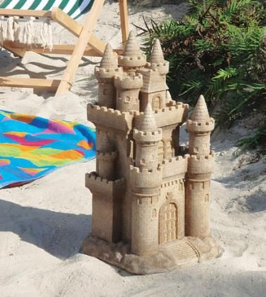 Sand Castle Garden Sculpture Pool Patio Statue