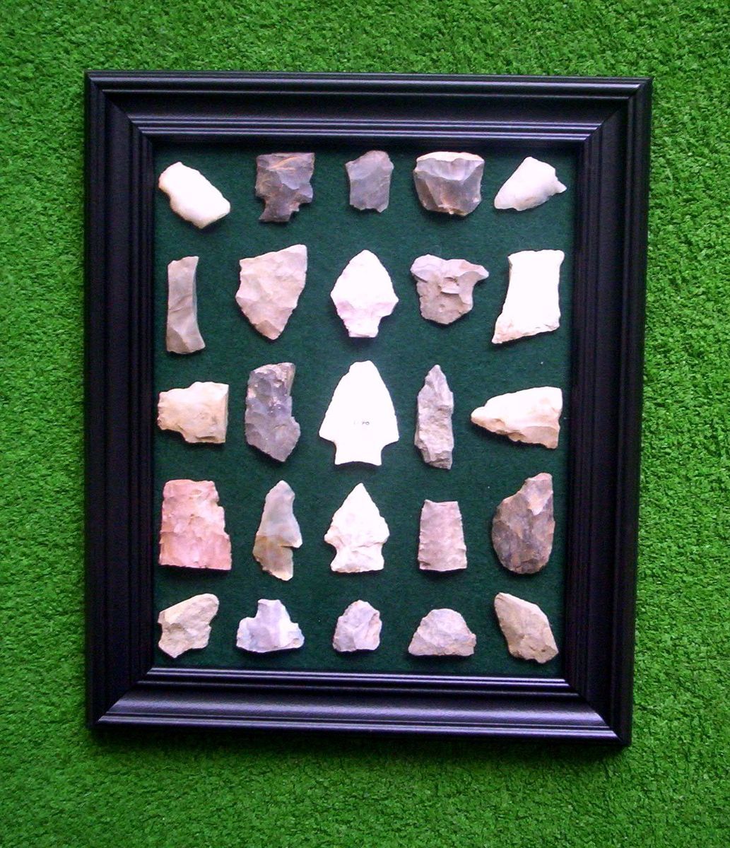 Florida Arrowheads Artifacts Great Display