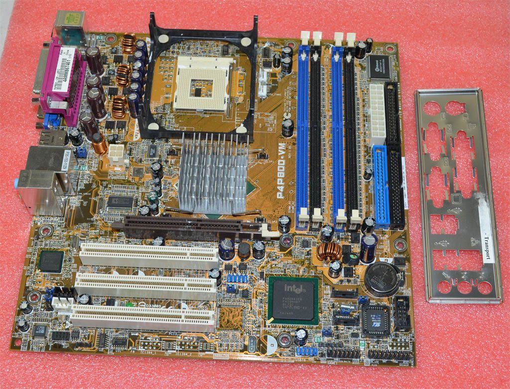 ASUS P4P800 VM Socket478 Intel 865G Micro ATX Intel Motherboard