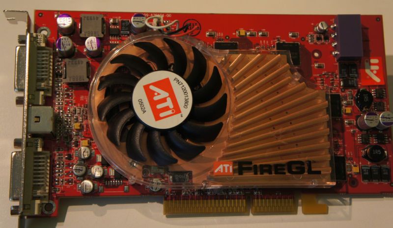 Lot ATI FireGL x3 256MB 3D AGP 2XDVI Video Card Game