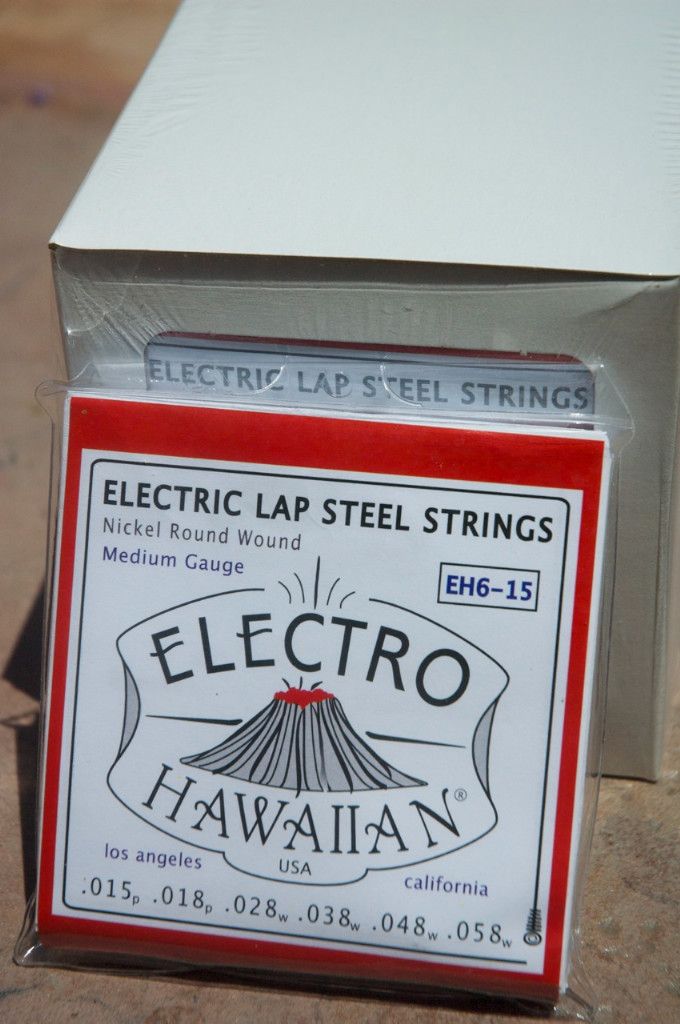 Asher Electric Hawaiian Lap Steel Strings Box of 12