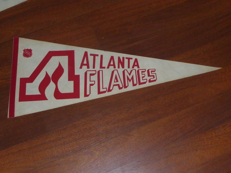 1970s Atlanta Flames NHL Hockey Full Size Pennant