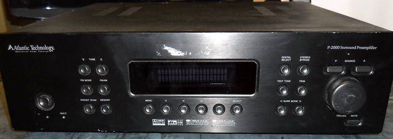 Atlantic Technology P 2000 Surround Preamplifier