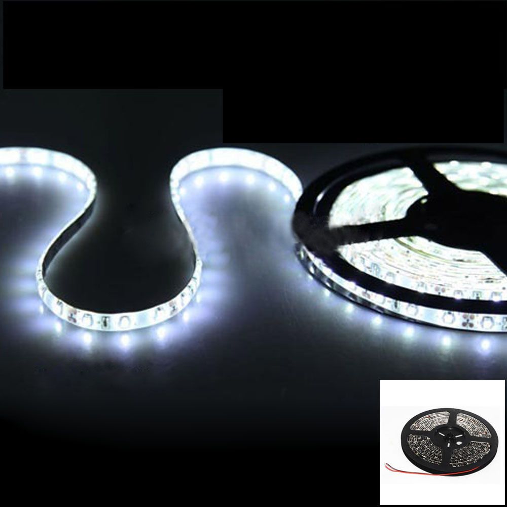   3528 White Waterproof Flexible LED Lamp Car Light Strip Decor