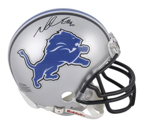 Ndamukong Suh Autographed Mini Helmet   Mounted Memories Certified