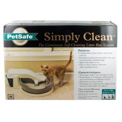 PetSafe Simply Clean Automatic Continuous Cat Litter Box Self Cleaning 