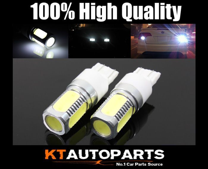 2X 7.5W SMD LED WEDGE LIGHTS BULBS WHITE PARKING TURN SIGNAL TAIL SIDE 