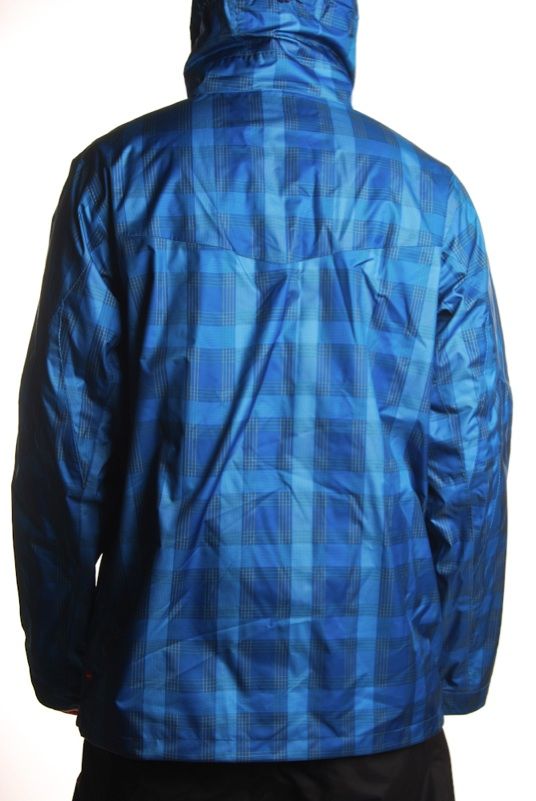 Foursquare Mens Planner Snowboarding Jacket Size L Air Spectrum Plaid