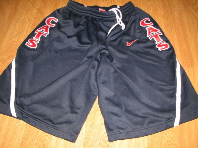    AUTHENTIC ARIZONA WILDCATS SEWN NCAA MENS MEDIUM BASKETBALL SHORTS