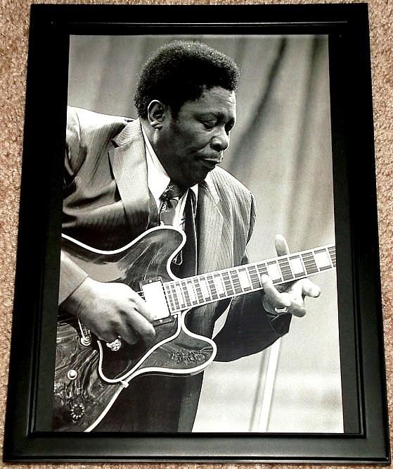 BB King Blues Gibson ES 335 Lucille Framed Live Tribute