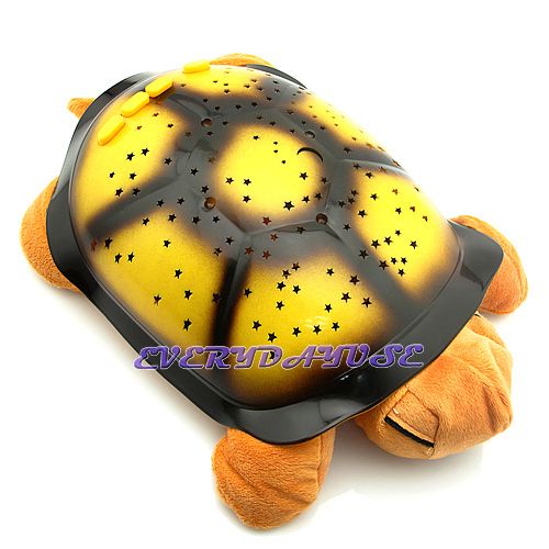 Music Twilight Kid Baby Sleep Toy Turtle Night Light Stars Led Lamp 