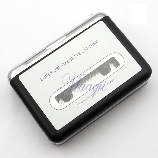 USB Cassette Audio Tape Converter to iPod  CD Player and Portable 