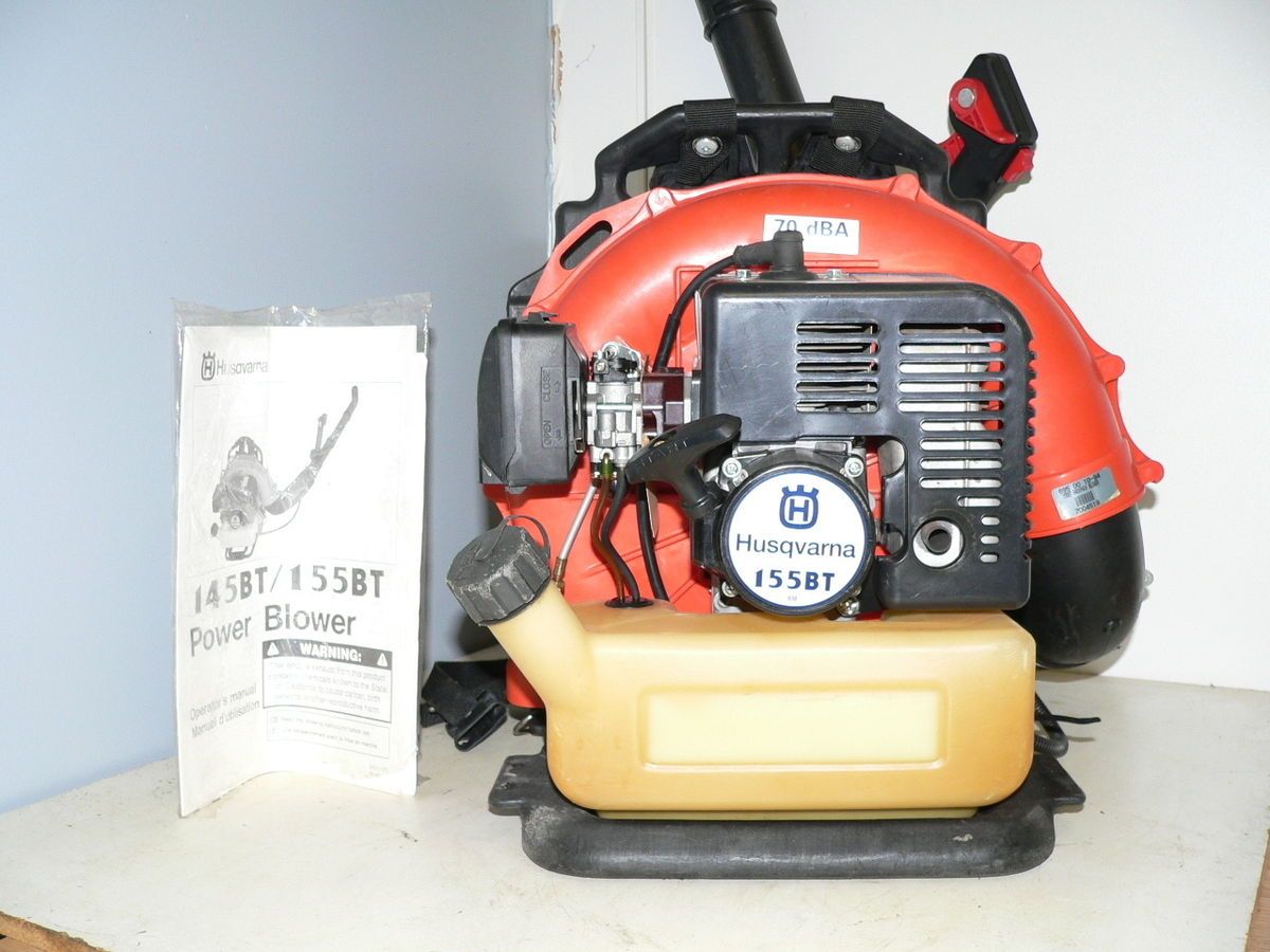 Husqvarna backpack leaf blower 155 BT HUSKY back pack 155bt RUNS GOOD 