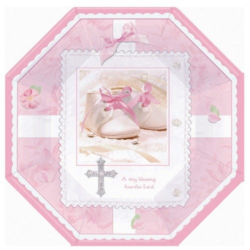 Tiny Blessings Girls Baby Shower Party Supplies Plates