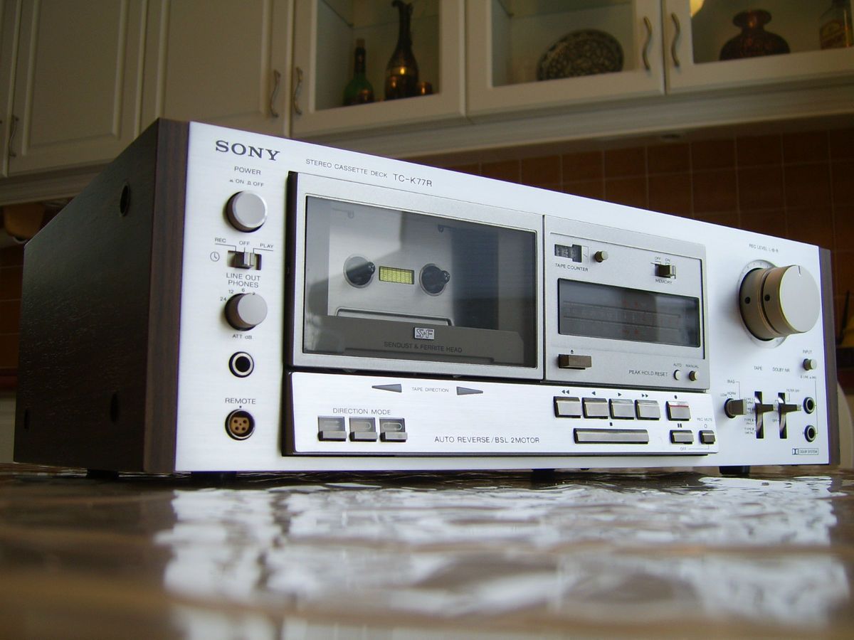 Sony TC K77R top model auto reverse cassette deck in superb museum 