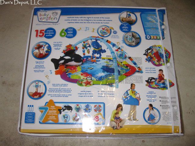 New Baby Einstein Neptune Ocean Adventure Activity Play Mat Gym