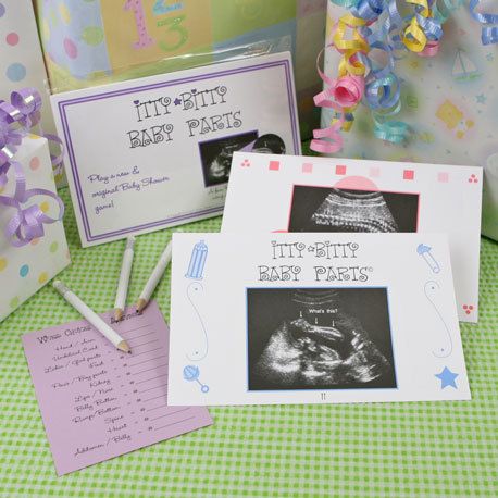 Itty Bitty Baby Parts© Ultrasound Baby Shower Game