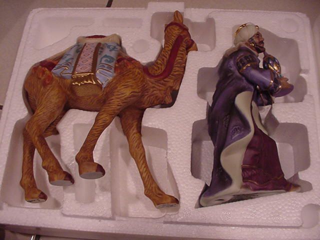 Thomas Kinkade Nativity King Balthazar Standing Camel