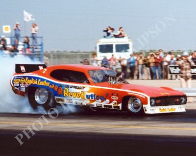 Funny Car Photo Ed McCulloch Drag Racing Bakersfield 1976 NHRA