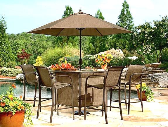 Pc Patio Bar Set Garden Lawn Yard Pool Outdoor Lounge Deck Furniture 