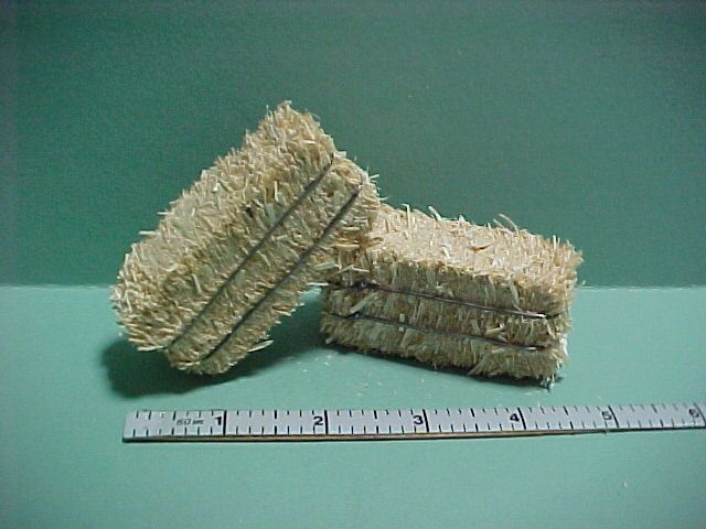 Hay Bales 2 C6078 Dollhouse Miniature