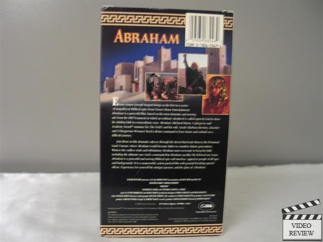 Abraham VHS Richard Harris Barbara Hershey 053939632439