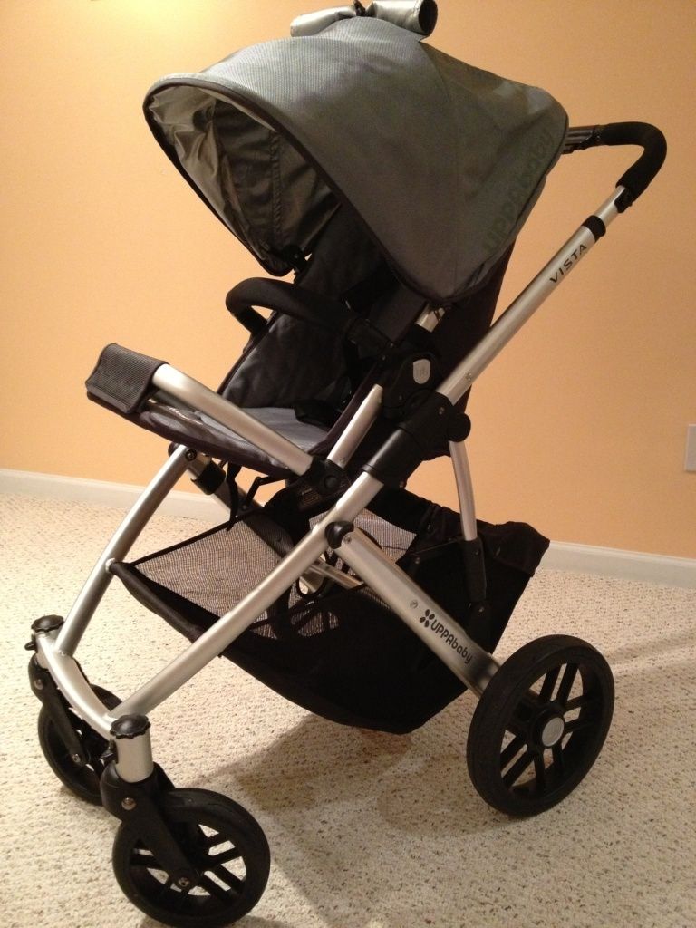 Vista Uppa Baby Travel System Stroller Green Carlin UPPAbaby