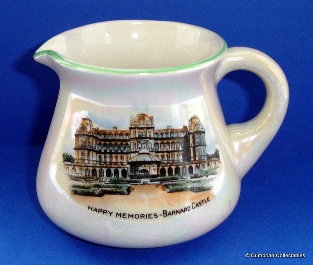 Beautiful Fieldings Crown Devon Barnard Castle Souvenir Jug