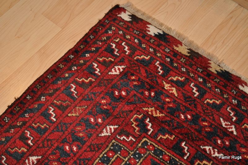 Afghan Turkoman Bashir Design Rug Handmade Oriental