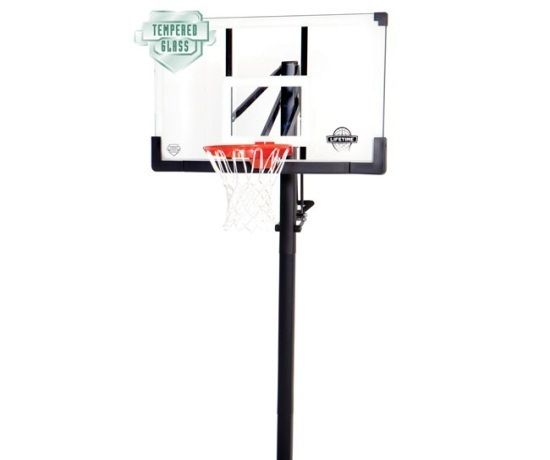 Lifetime 54 in Ground Pump Adjust Basketball Hoop System w Pole Model 