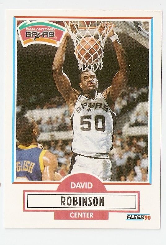   91 David Robinson Fleer Basketball Trading Card 172 Lot of 48