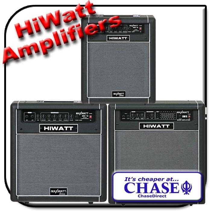 Hiwatt Maxwatt Electric Bass Guitar Amp Amplifier Combo 20 or 60 or 