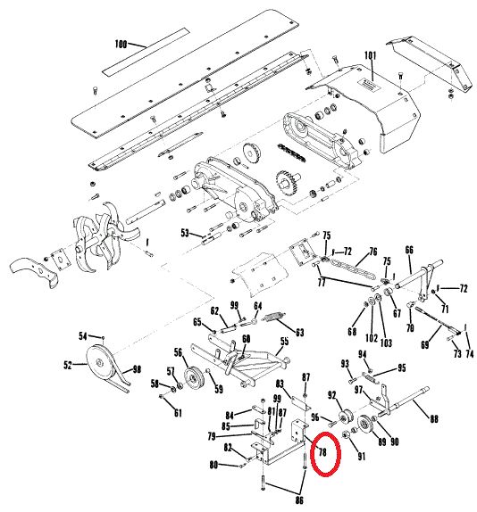 New Old Stock Genuine Toro Axle Bracket for Older Attachments P 104659 