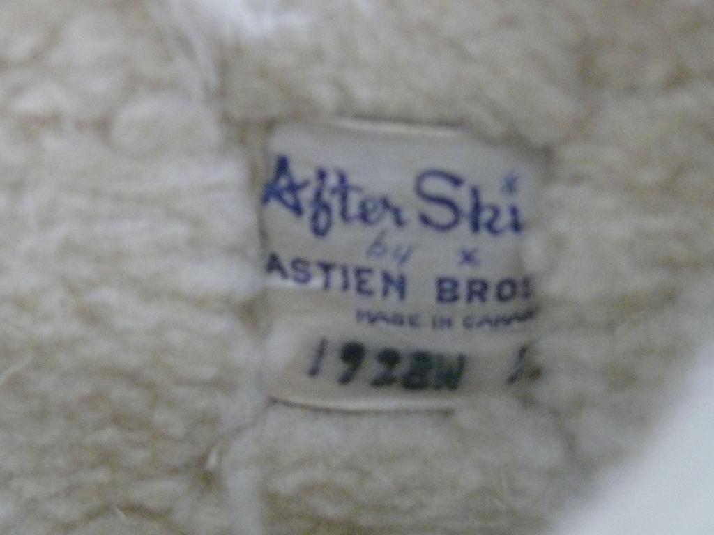 MUKLUK FUR BOOTS BASTIEN BROS. AFTER SKI MANUFACTURED IN CANADA