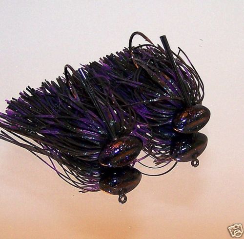   oz 4th Down Football Head Bass Fishing Jigs Lure Big Bruiser