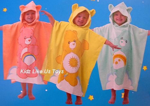 Care Bears   HOODED BATH / BEACH TOWEL with EARS