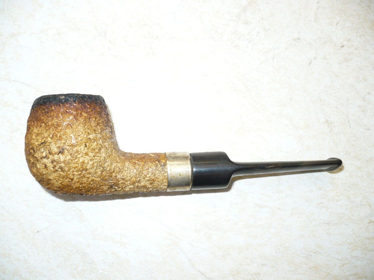 Barling Sandblast Apple Style Meerschaum Estate Pipe