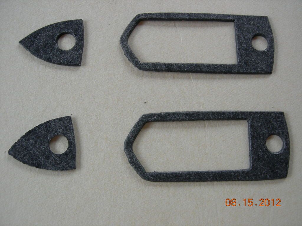 MG MGB MGC MIDGET TRIUMPH SPITFIRE TR250 TR6 DOOR HANDLE GASKET SET