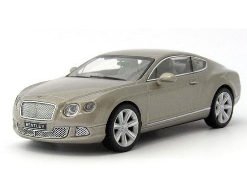 bentley new gt model car in liquid mercury 1 43