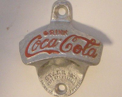 coca cola cast iron wall mount bottle opener new one