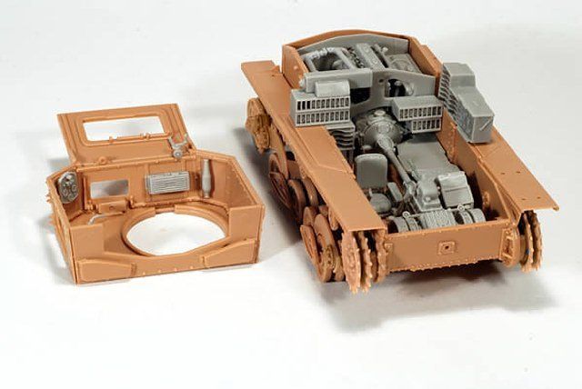 Model Victoria 1/35 Interiors for L6/40 Italian Tank (for Tamiya 