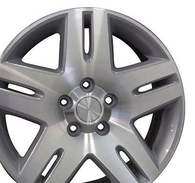 17 rim impala wheel 5071 machined silver silver 17x6 5