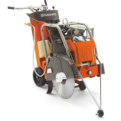 husqvarna 20hp fs 520 walk behind concrete saw time left