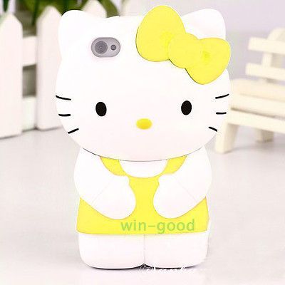 Newly listed Lovely Hellokitty Girl 3D Back Silicone Case Cover Skin 