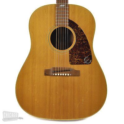 epiphone ft79 texan natural 1966 vintage acoustic guitar time left