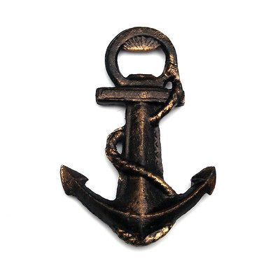nautical cast iron ship s anchor beer bottle top opener